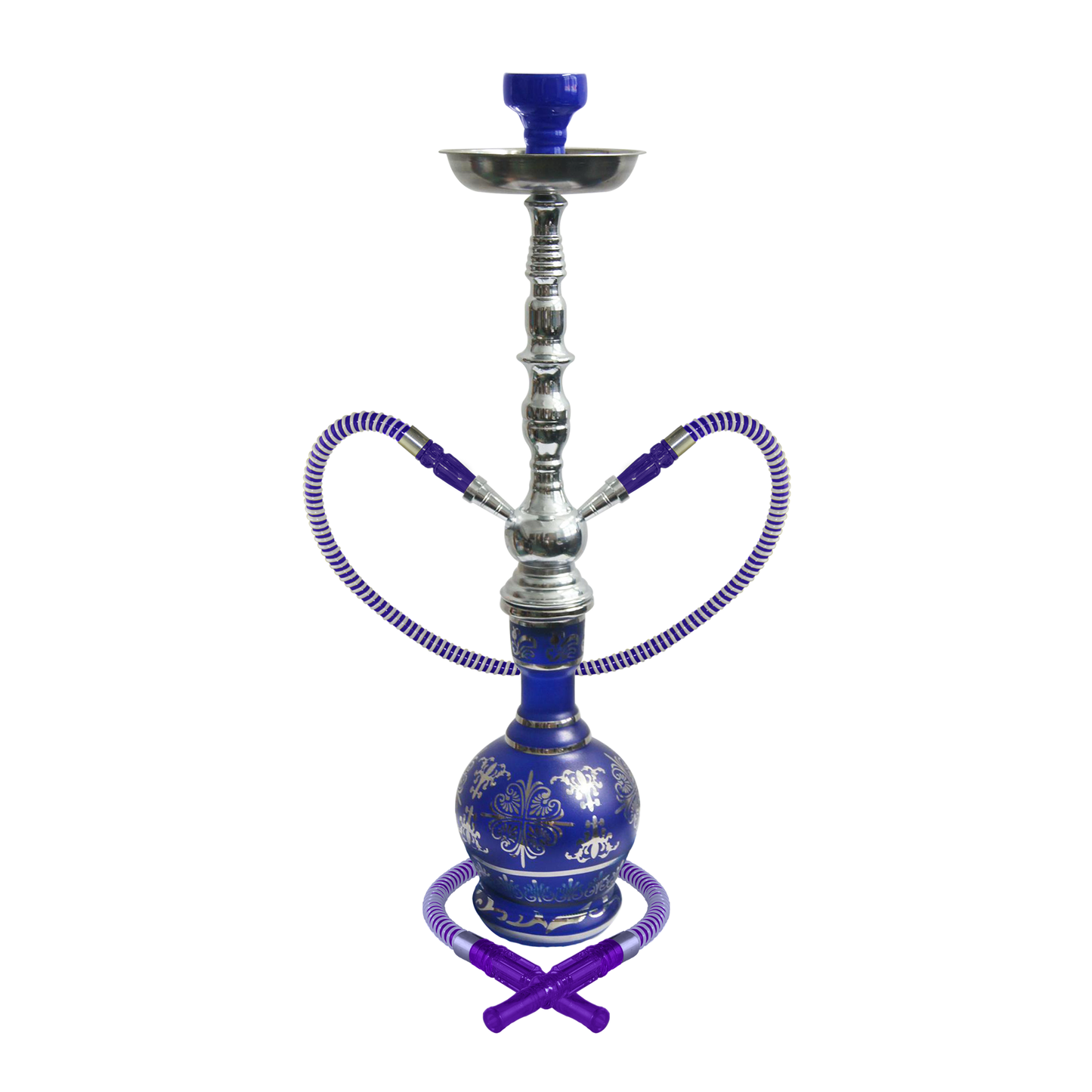 27" Shah, 2 Hose, Premium Box Blue