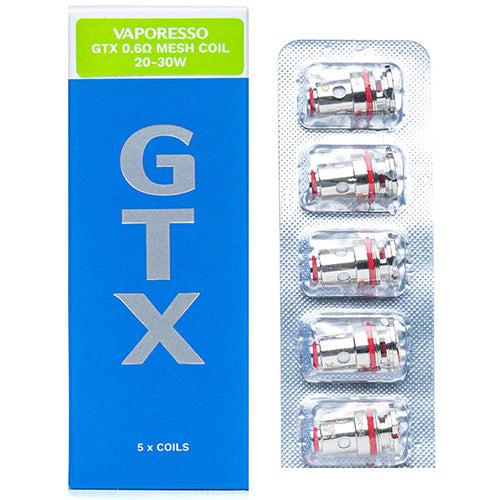 Vaporesso Coil GTX (5 Pack) Mesh Triple Silicon 0.6 ohm