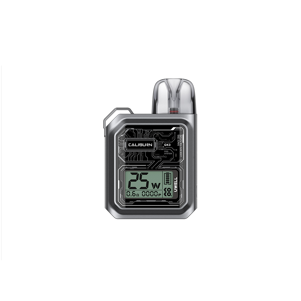 Uwell Internal Battery Kit Caliburn GK3 Silver