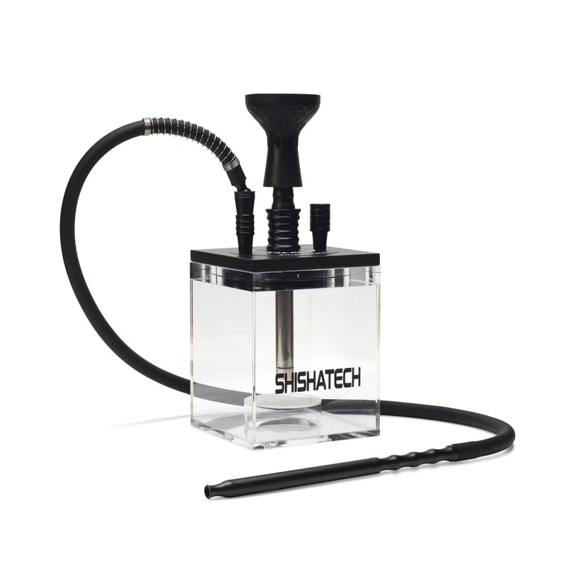 15" The Block Hookah, 1 Hose, ShishaTech Travel Bag
