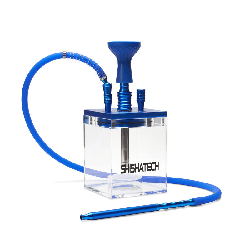 15" The Block Hookah, 1 Hose, ShishaTech Travel Bag
