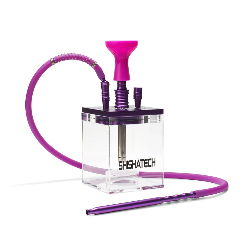15" The Block Hookah, 1 Hose, ShishaTech Travel Bag