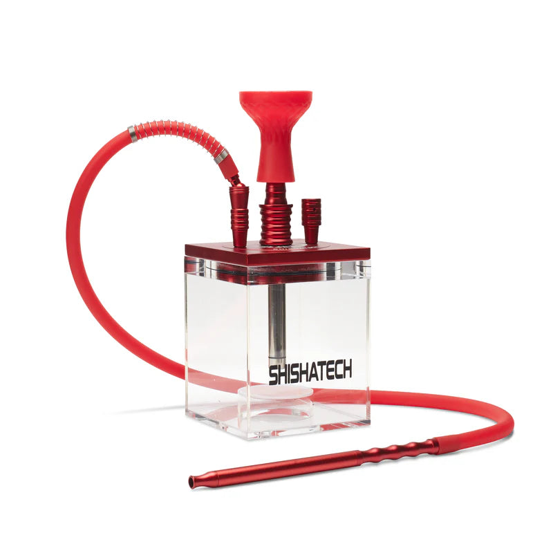 15" The Block Hookah, 1 Hose, ShishaTech Travel Bag