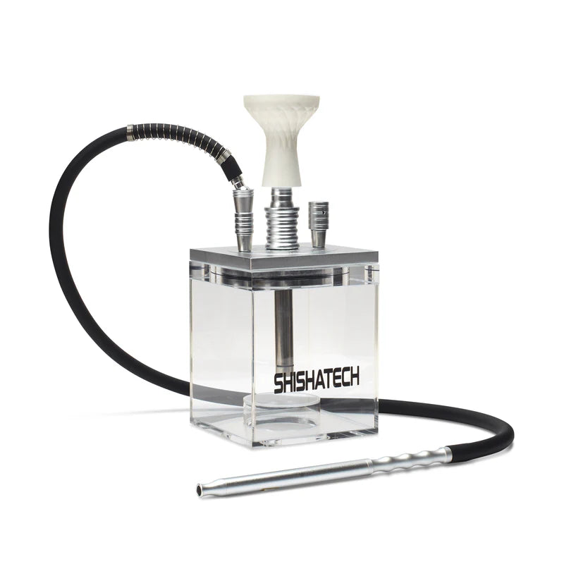 15" The Block Hookah, 1 Hose, ShishaTech Travel Bag