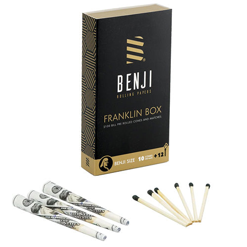 BENJI Papers $100 Franklin Matchbox
