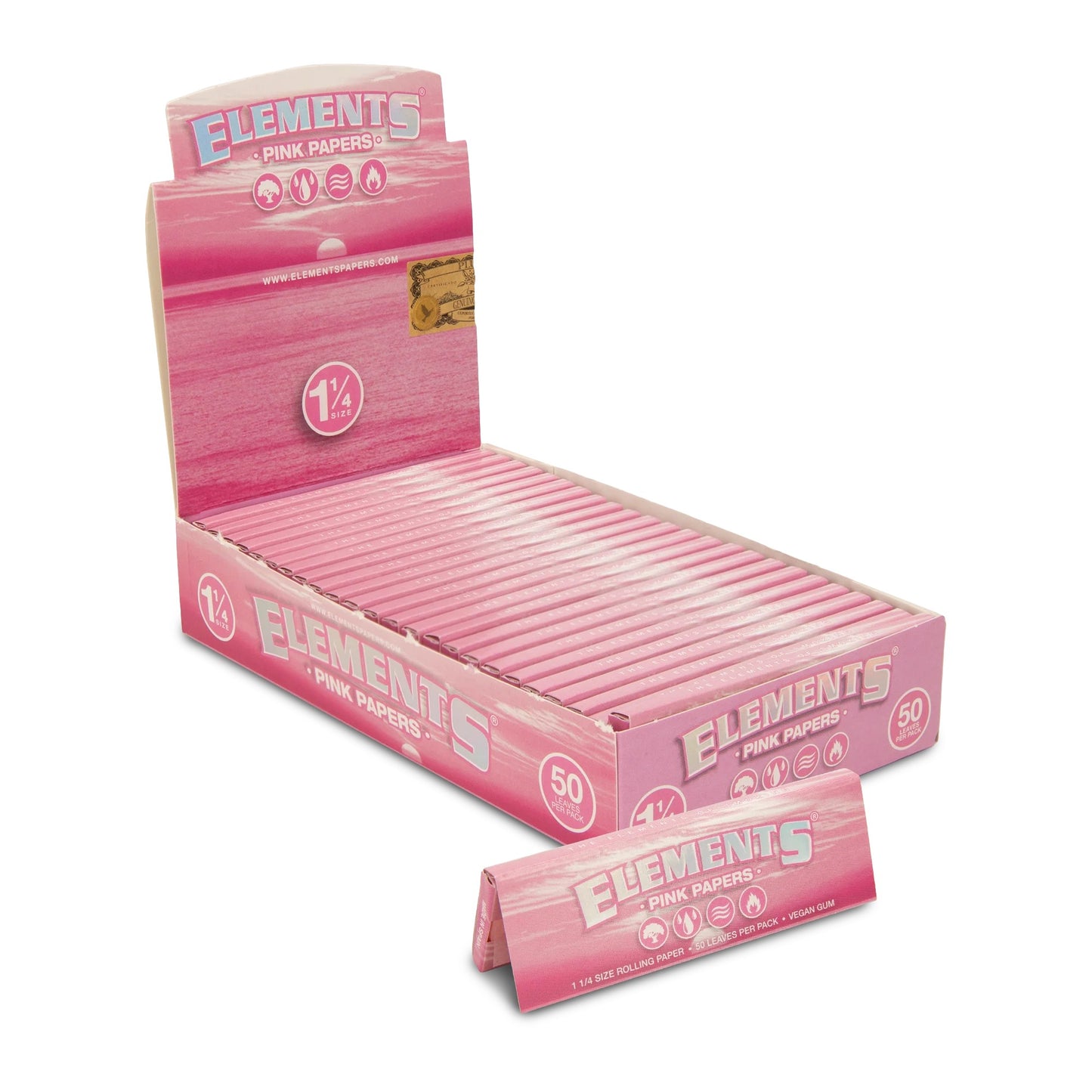 ELEMENTS Papers 11/4 Size Pink