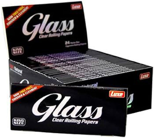 GLASS Papers Clear King Size