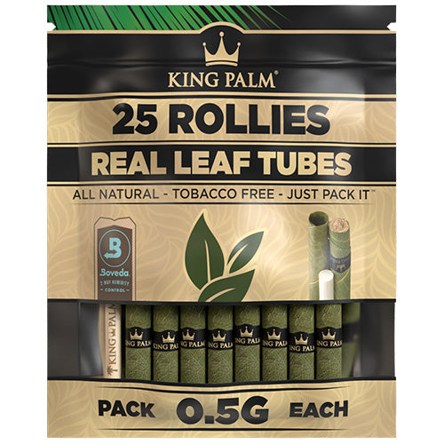 KING PALM Cones Palm Leaf Rollie 25-pack Natural