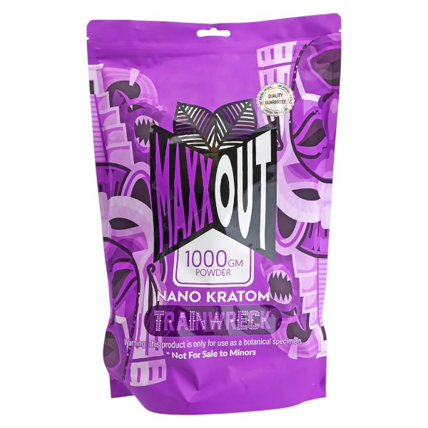 MAXXOUT Powders Kratom 1000ct Trainwreck
