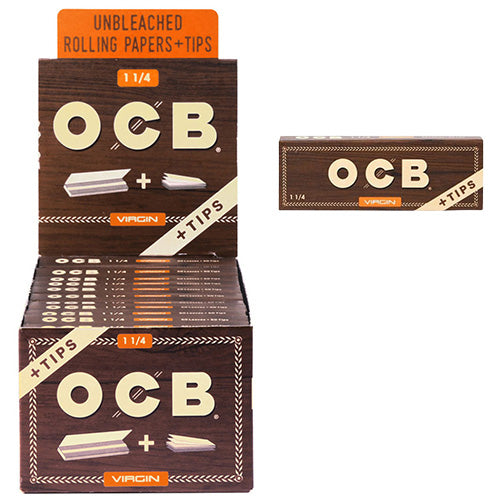 OCB Papers Virgin Papers + Tips 11/4 Size