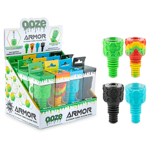 OOZE Bowls Armor Silicone Bowl Display