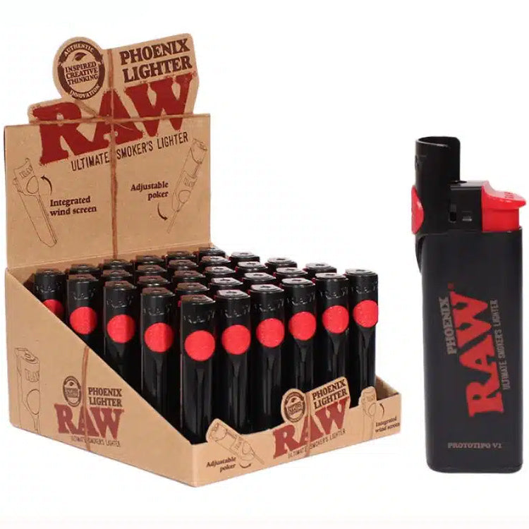 RAW Lighter Black Phoenix