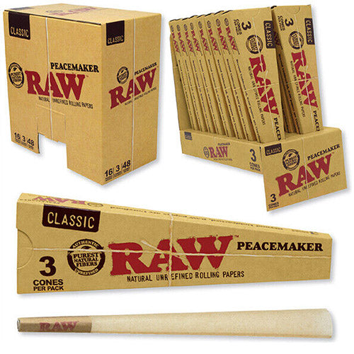 RAW Cones Classic Peacemaker 3-pack