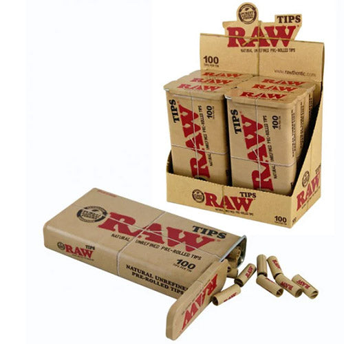 RAW Tips Pre-rolled Tin 100's