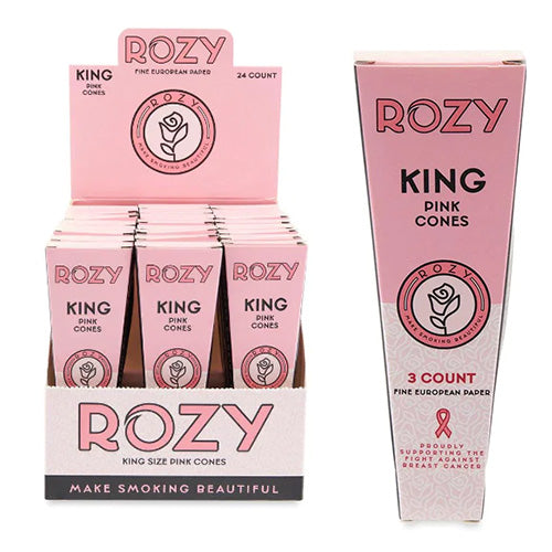 ROZY Cones King Size 3-pack Pink