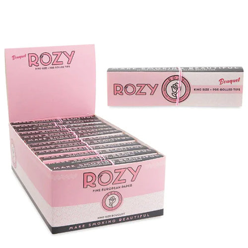 ROZY Papers Papers + Tips King Size Pink
