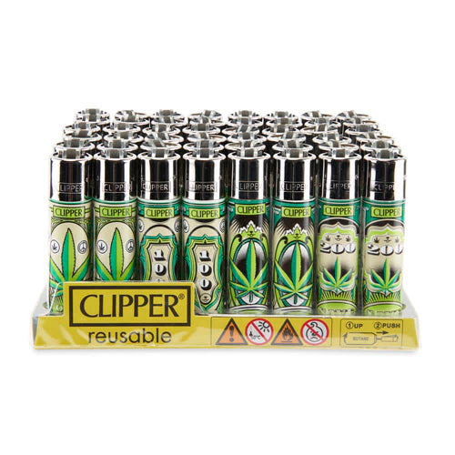 CLIPPER Lighter Classic Dollar Leaves