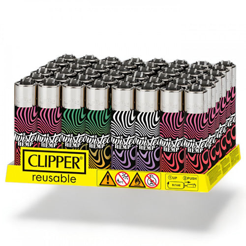 CLIPPER Lighter Classic Twisted Swirl