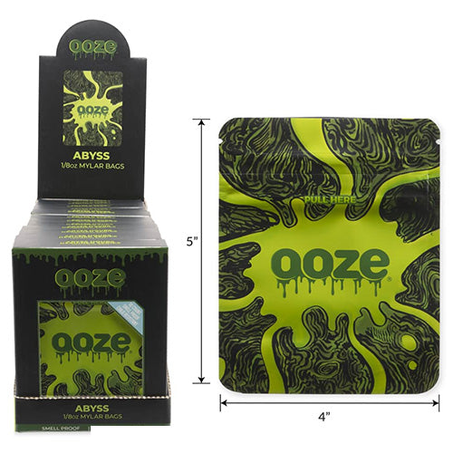 OOZE Zipoc Bags Mylar Bags 1/8oz 12-pack Abyss