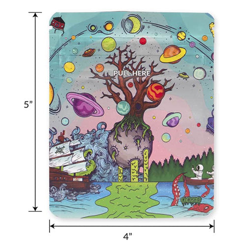 OOZE Zipoc Bags Mylar Bags 1/8oz 12-pack Tree of Life
