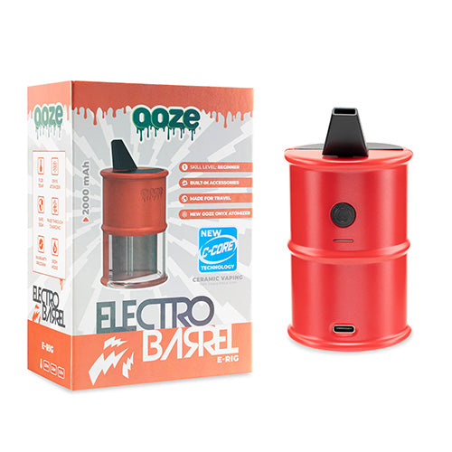 OOZE Devices Electro Barrel Dab Rig Red