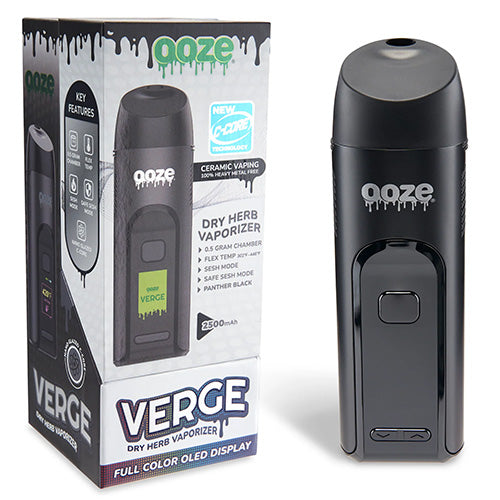 OOZE Devices Verge Dry Herb Vaporizer Panther Black