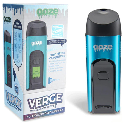 OOZE Devices Verge Dry Herb Vaporizer Blue