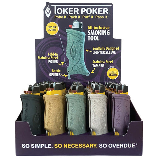TOKER POKER Lighter Holder Bic Edition Hemp