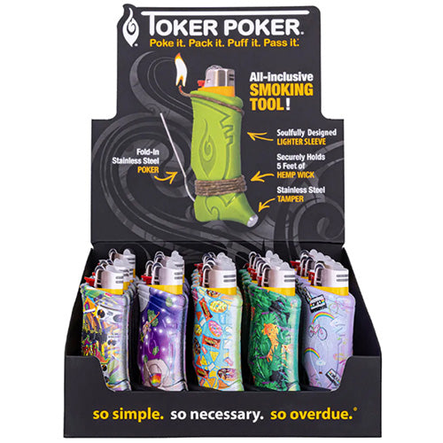 TOKER POKER Lighter Holder Clipper Edition Flashback