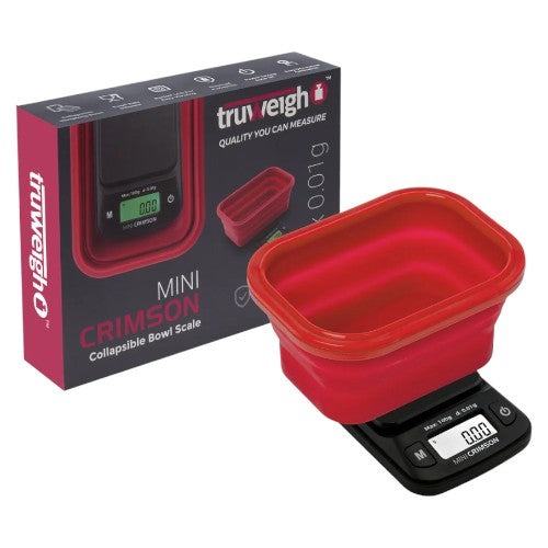 TRUWEIGH Scale Mini Crimson 100g Black
