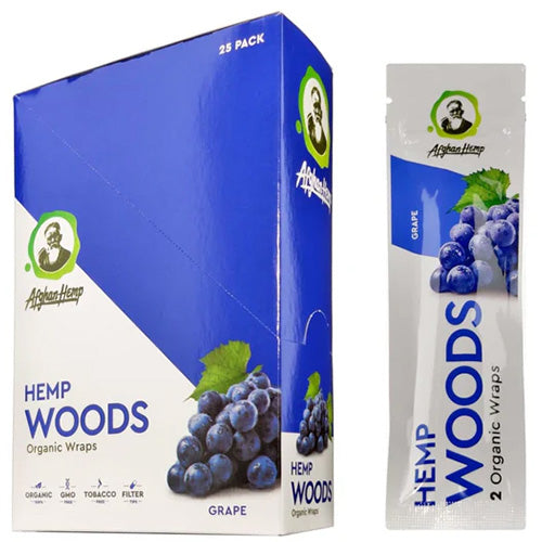 AFGHAN HEMP Wraps Woods 2-pack Grape