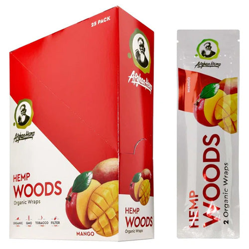 AFGHAN HEMP Wraps Woods 2-pack Mango