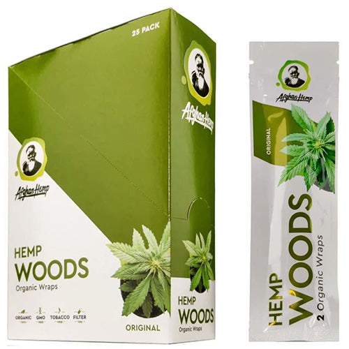 AFGHAN HEMP Wraps Woods 2-pack Original