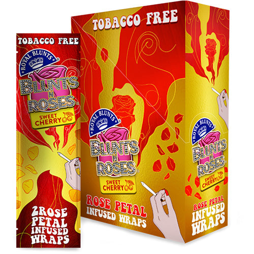 BLUNTS & ROSES Wraps Rose 2-pack Swet Cherry