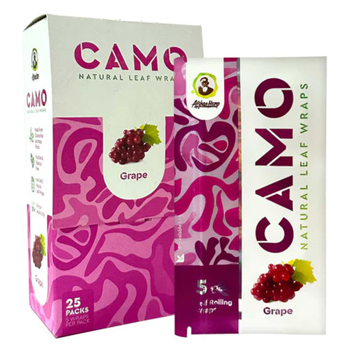 CAMO Wraps Natural Tea Leaf 5-pack Grape