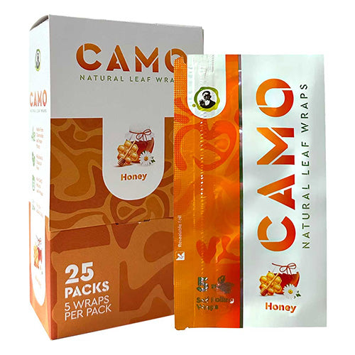 CAMO Wraps Natural Tea Leaf 5-pack Honey