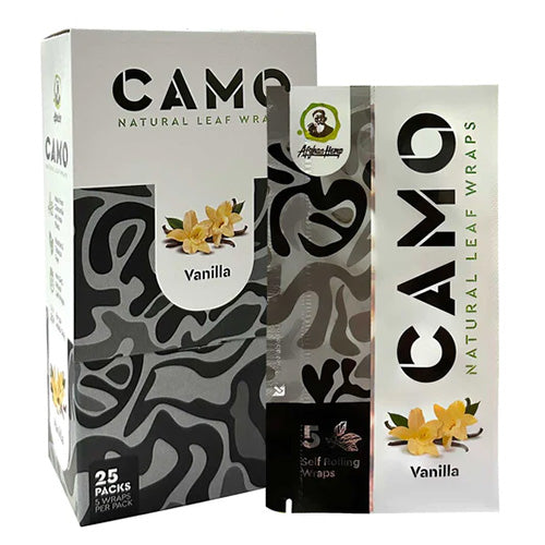 CAMO Wraps Natural Tea Leaf 5-pack Vanilla
