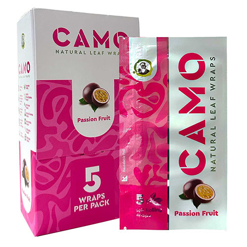 CAMO Wraps Natural Tea Leaf 5-pack Passion Fruit