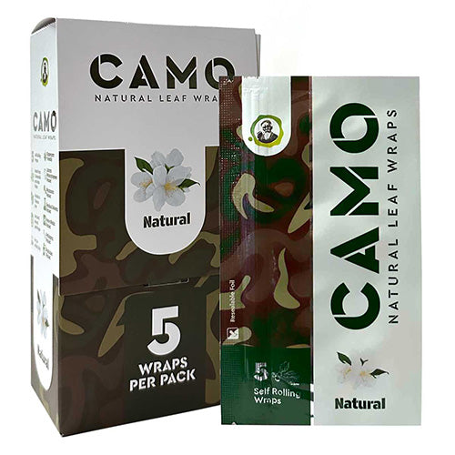 CAMO Wraps Natural Tea Leaf 5-pack Natural