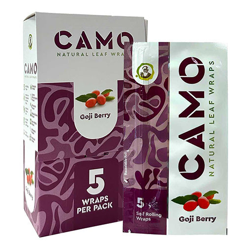 CAMO Wraps Natural Tea Leaf 5-pack Goji Berry