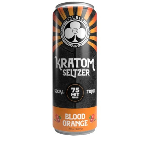 CLUB 13 Extracts & Drinks Seltzer 12oz Blood Orange