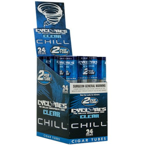 CYCLONES Cones Clear 2-pack Chill Blue