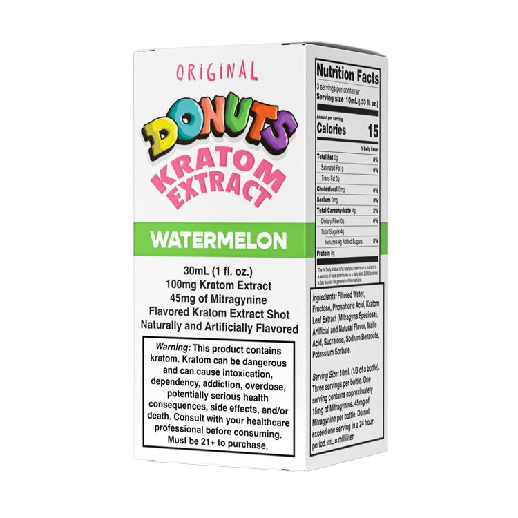 DONUTS Extracts & Drinks Liquid Shot 100mg MIT 30ml Watermelon