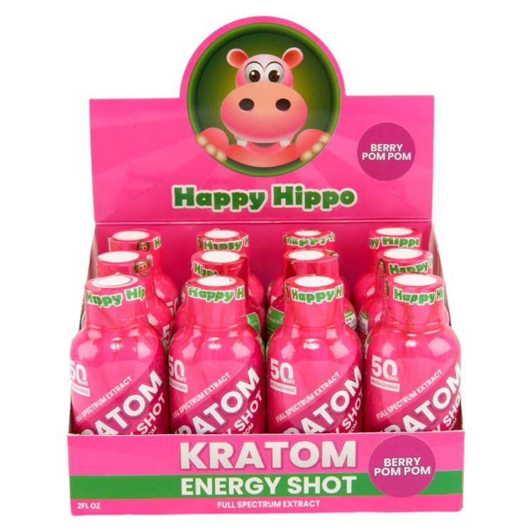 HAPPY HIPPO Extracts & Drinks Energy Shot 50mg MIT Berry
