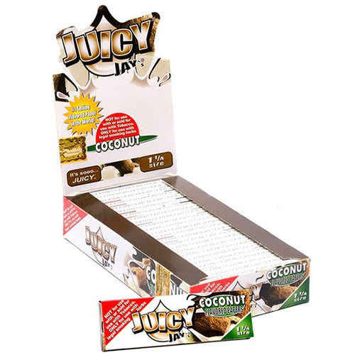 JUICY JAY'S Papers 11/4 Size Coconut