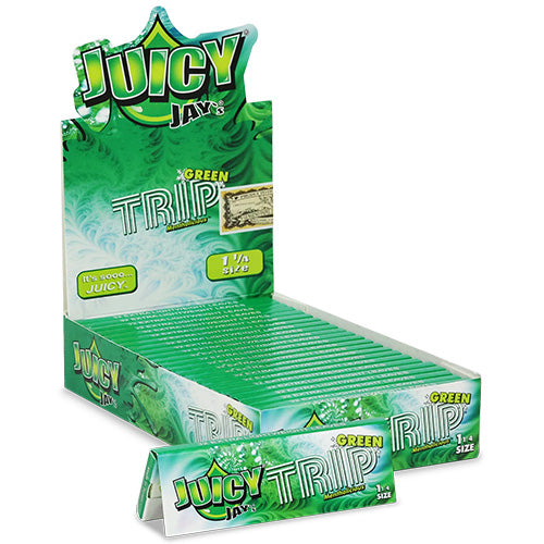 JUICY JAY'S Papers 11/4 Size Green Trip