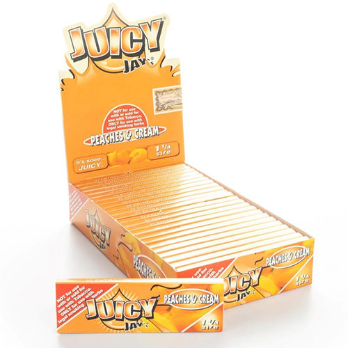 JUICY JAY'S Papers 11/4 Size Peaches & Cream