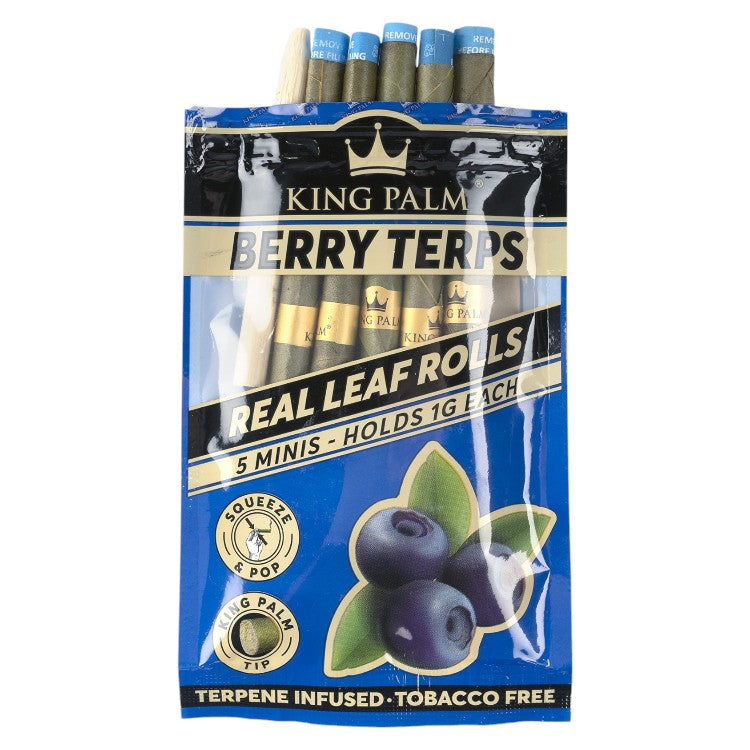 KING PALM Cones Palm Leaf $0.69 Mini Blueberry