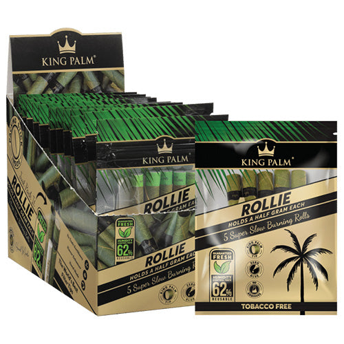 KING PALM Cones Palm Leaf Rollie 5-pack Natural