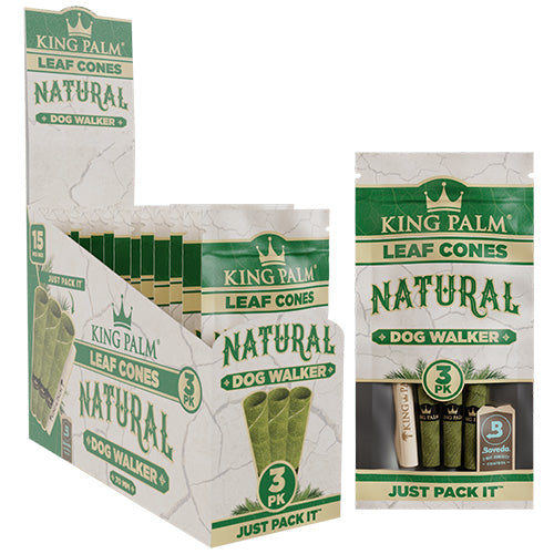 KING PALM Cones Palm Leaf 70mm 3-pack Natural